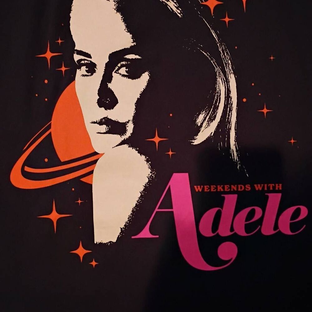 Adele Las Vegas Concert T-shirt Large